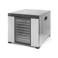 Deshidrator Inox Pentru Alimente, Profi Line, 1000W, 10 Tavi Inox, Temperatura 35-75 C, Timer, Panou Contol Digital, Interior si Exterior inox