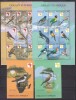 Africa Centrala 1999 fauna pasari MI 2171-2190 ( 2 kleib.+2 bl.) MNH, Nestampilat