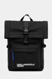 Karl Lagerfeld Jeans rucsac culoarea negru, mare, uni, A3M30246