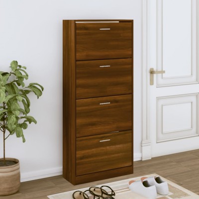 vidaXL Pantofar, stejar maro, 63x24x147 cm, lemn compozit foto