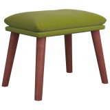 Cumpara ieftin Taburet, verde deschis, 45x29,5x35 cm, catifea