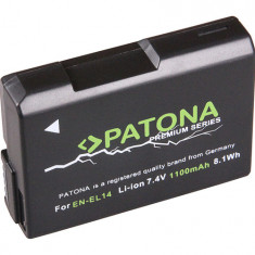Baterie Nikon EN-EL14 Coolpix P7800 P7700 P7000 D5300 1100mAh / 8.14Wh / 7.4V Premium - Patona Premium