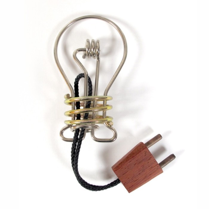 Puzzle mecanic Constantin - Metal Light Bulb