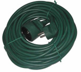 Cablu prelungitor 5m 1.0mm verde IP20, well