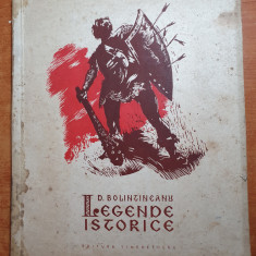 carte pentru copii - legende istorice - de dimitrie bolintineanu - din anul 1957
