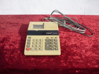 CALCULATOR DE BIROU &amp;quot;UNISONIC XL-1136&amp;quot; COLECTIE foto