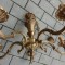 Elegant candelabru din bronz masiv in stil francez