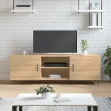 vidaXL Comodă TV, stejar sonoma, 150x30x50 cm, lemn compozit