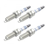 Cumpara ieftin Set 4 bujii scanteie Bosch pentru Nissan Micra, Note, X-Trail, Renault Captur, Laguna, Megane, Toyota C-HR, Prius