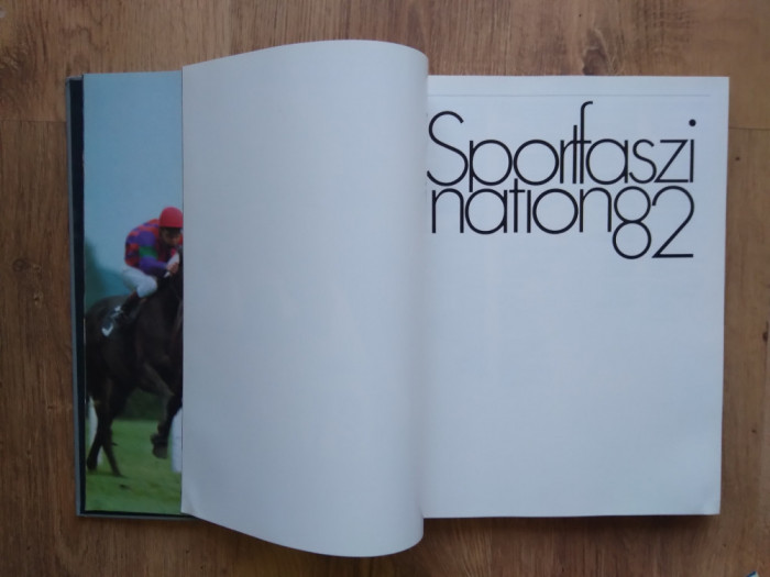 Album sport sportiv Fascinatia sportului 1982 limba germana