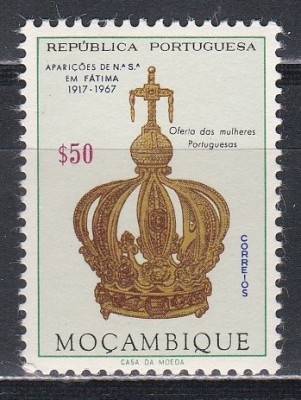 Mozambic 1967 - A 50-a aniversare a aparițiilor de la Fatima, MNH foto
