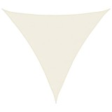 Cumpara ieftin Parasolar, crem, 4,5x4,5x4,5 m, tesatura oxford, triunghiular
