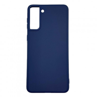 Husa Telefon Silicon Samsung Galaxy S21+ g996 5G Matte Dark Blue foto