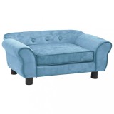 Gossi canapea pentru caini, turcoaz, 72x45x30 cm, plus