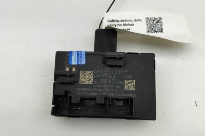 Modul de control ușă dreapta spate PORSCHE MACAN DKN 2021 OEM: 4H0959795P,4H0959795J,A2C7325440800 | 31538824 foto