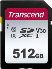 Card de memorie Transcend SDC300S 512GB SDXC Clasa 10 UHS-I U3 foto