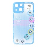 Husa iPhone 13 Mini TPU Smiley Chain Blue