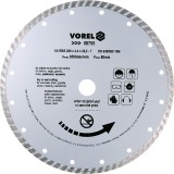 Disc diamantat turbo 230 mm VOREL