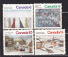 CANADA CRACIUN SERIE MNH, Nestampilat