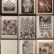 M.C. ESCHER Album 29 Carti Postale cartonate &ndash; iluzii optice 3D, Arta. format 16x11,5cm, necirculate / neutilizate TASCHEN PostcardBook