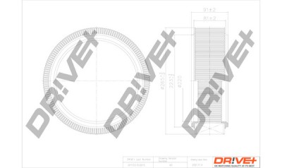 Dr!ve+ DP1110.10.0015 Filtru aer foto