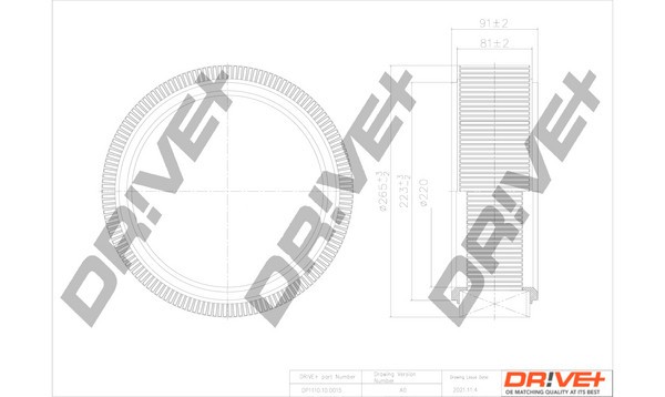 Dr!ve+ DP1110.10.0015 Filtru aer