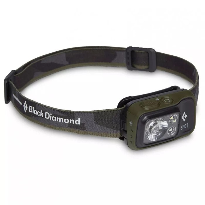 Frontala BLACK DIAMOND Spot 400 dark olive