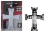 Cumpara ieftin Cruce luminoasa Alb autoturism si camion, 84 LED-uri, 12-24V prindere cu ventuze, 23 x 25 cm