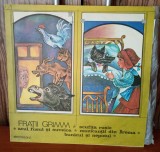 Disc vinil povesti - Frații Grimm - Scufița Roșie / Acul , fusul și suveica / Muzicanții din Brema / Bunicul și nepotul EX+