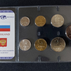 Seria completata monede - Rusia 1998-2004 , 7 monede