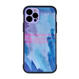 Toc TPU+PC Watercolor Apple Iphone 12 Blue