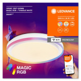 Plafoniera LED RGB inteligenta Ledvance Smart+ WiFi Magic ORBIS ZEST cu