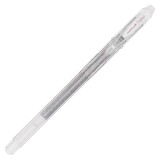 Pix cu gel Uni-ball Sparkling UM-120SP, 0.7mm,cu capac,corp transparent,scris argintiu cu sclipici