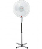 Ventilator cu picior Zass ZF 1605, 41cm diametru, 45 W, Motor silentios si puternic, Culoare Alb - RESIGILAT