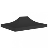 VidaXL Acoperiș pentru cort de petrecere, negru, 4 x 3 m, 270 g/m&sup2;