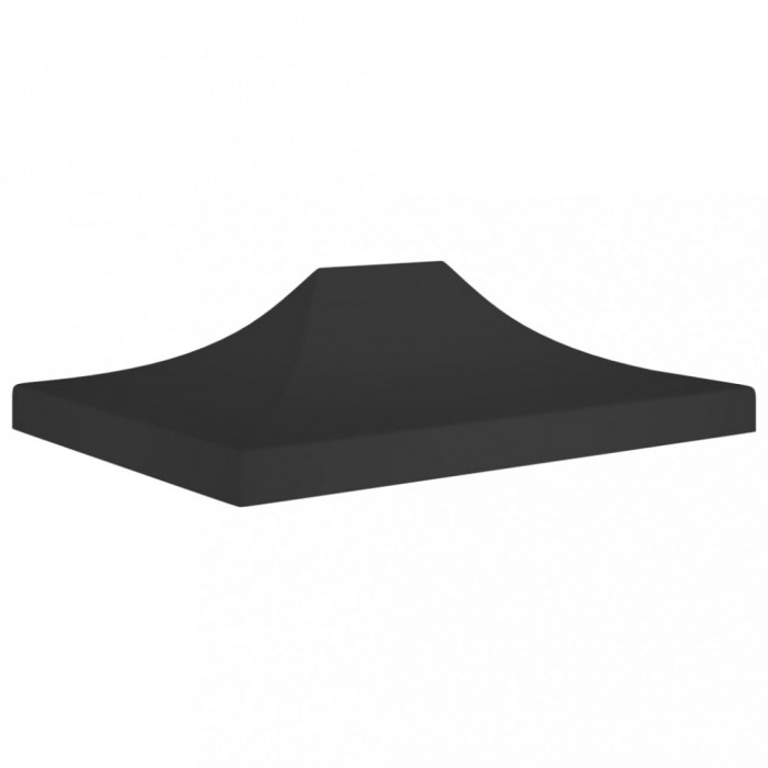 Acoperiș pentru cort de petrecere, negru, 4,5 x 3 m, 270 g/m&sup2;