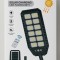 Lampă Solară Stradală IP67 &ndash; Senzor Mișcare, Telecomandă, Alb Rece 6500K