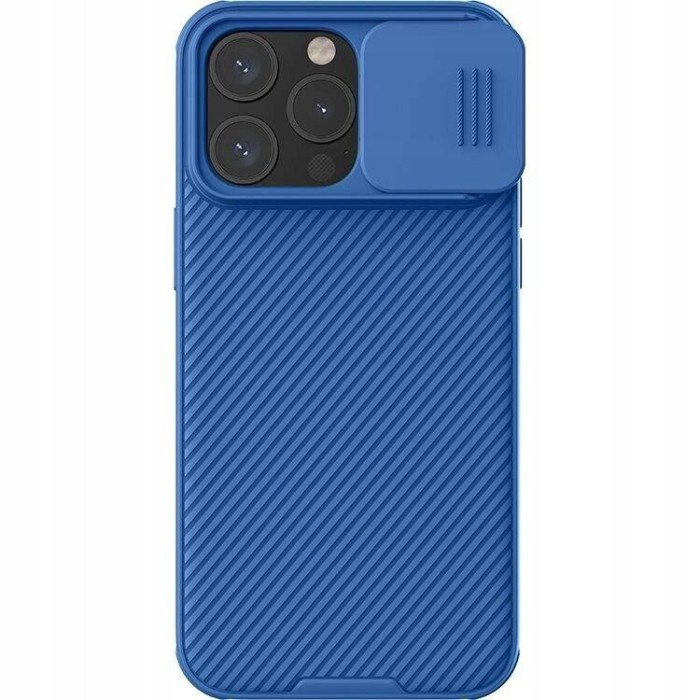 Husa de protectie pentru iPhone 15 Pro Max, Nilkin, Plastic, Albastru
