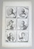 Jacob von Sandrart &quot;Portrete de pictori&quot; gravura veche cca 1683, Cerneala, Altul