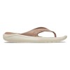 Slapi Crocs LiteRide Flip Maro - Latte/Stucco, 39, 42, 43, 45, 46