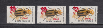 ROMANIA 2000 LP 1516 INSECTE SUPRATIPAR SERIE MNH foto