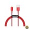 Cablu Date si Incarcare USB-A - Lightning Baseus Superior Series 20W 1m Rosu CALYS-A09