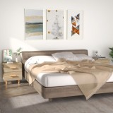 vidaXL Noptiere, 2 buc., stejar sonoma, 40x35x47,5 cm