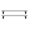 Bare transversale Mercedes Sprinter II (W906), model 2006-2018, L1,L2,L3,L4 - H1,H2,H3, aluminiu, Menabo Professional