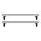 Bare transversale Mercedes Sprinter II (W906), model 2006-2018, L1,L2,L3,L4 - H1,H2,H3, aluminiu, Menabo Professional