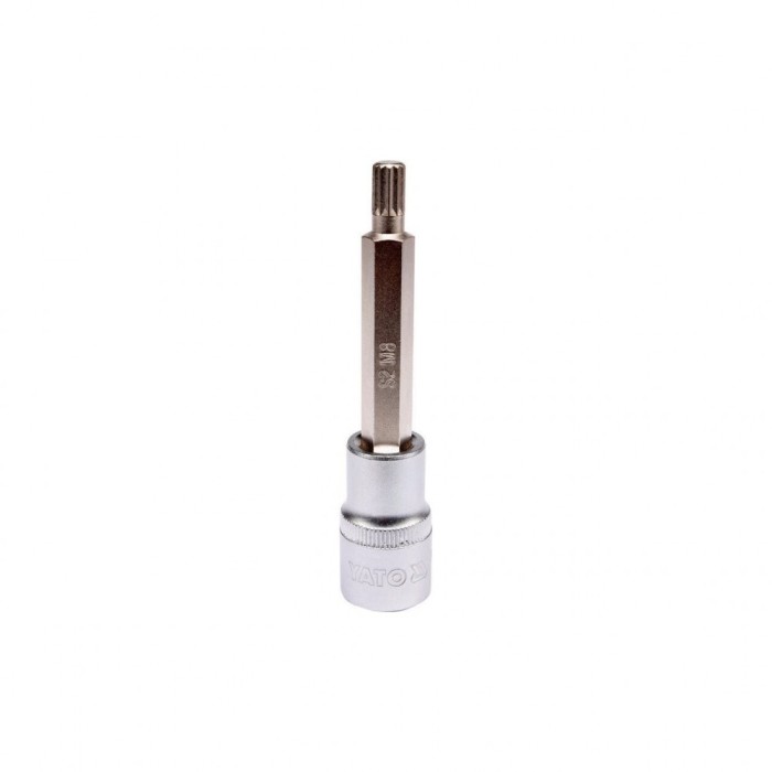Bit spline cu adaptor 1/2&quot; M8 100mm Yato YT-04352