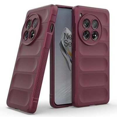 Husa pentru OnePlus 12 - Techsuit Magic Shield - Bordeaux foto