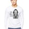 Bluza barbati alba - Dali - I want CASH - S