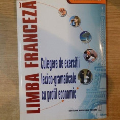 LIMBA FRANCEZA , CULEGERE DE EXERCITII LEXICO-GRAMATICALE CU PROFIL ECONOMIC , Bucuresti