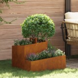 VidaXL Ghivece și Jardiniere Oțel Corten Mediu Durabil Ghiveci Metalic